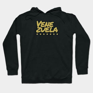 White Venezuela 7 Estrellas Gold Hoodie